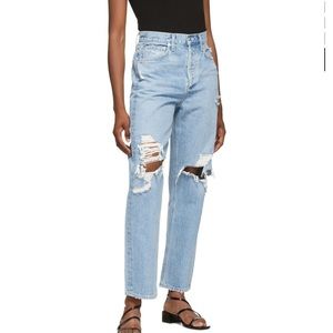 Agolde 90’s Mid-rise Loose Fit Jean, size 26